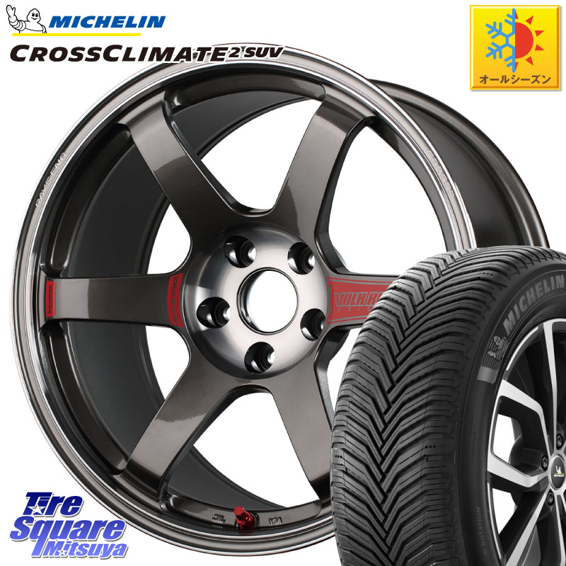ミシュラン CROSSCLIMATE2 SUV クロスクライメイト2 SUV オールシーズンタイヤ 111H XL 正規 245/65R17RAYS 【欠品次回3~4月】 VOLK RACING TE37 SAGA SL TE37 ホイール 17インチ 17X8.0J 37 5穴 114.3 RAV4 50系 カスタム|タイヤスクエアミツヤ