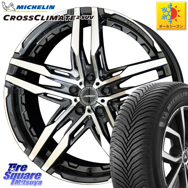 ミシュラン CROSSCLIMATE2 SUV クロスクライメイト2 SUV オールシーズンタイヤ 107Y XL 正規 255/50R19KYOHO SHALLEN RG ホイール 19インチ 19X8.5J 48 5穴 114.3 ムラーノ 日産｜タイヤスクエアミツヤ