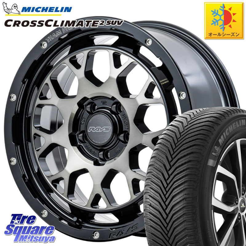 ミシュラン CROSSCLIMATE2 SUV クロスクライメイト2 SUV オールシーズンタイヤ 107V XL 正規 235/60R18 RAYS 【欠品次回6~7月】 TEAM DAYTONA M9+ ホイール 18インチ 18 X 7.5J +38 5穴 114.3 50系RAV4 FE0系アリアARIYA T33エクストレイル CX-60 CX-80 アウトランダーP