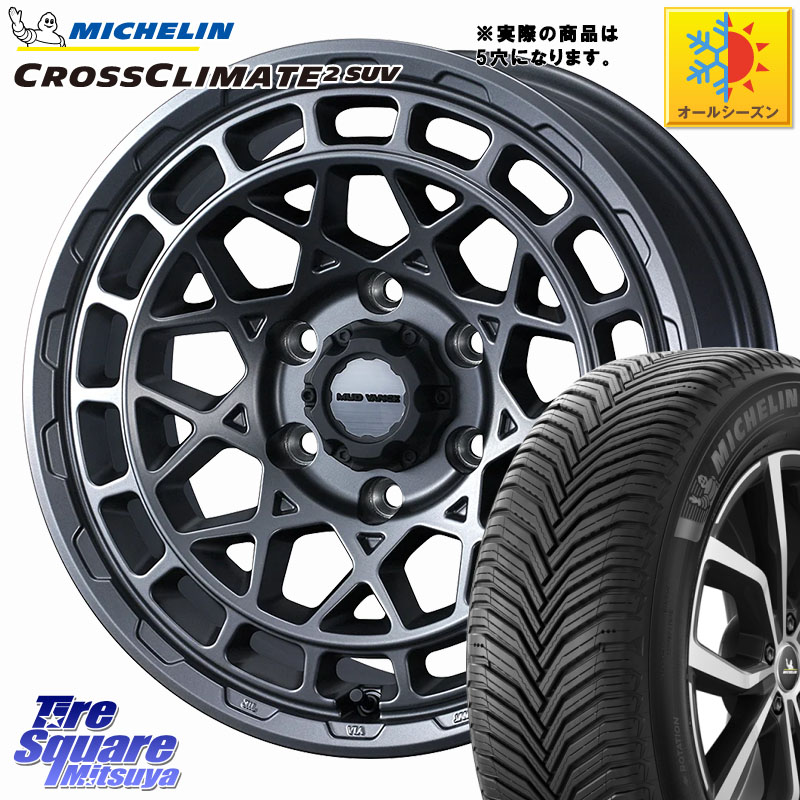 ミシュラン CROSSCLIMATE2 SUV クロスクライメイト2 SUV オールシーズンタイヤ 107V XL 正規 235/60R18WEDS MUDVANCE X TYPE M ホイール 18インチ マッドヴァンス タイプM 18X7.5J 35 5穴 114.3 60系RAV4 T33エクストレイル アウトランダーPHEV トレイルシーカー RAV4｜タイヤスクエアミツヤ