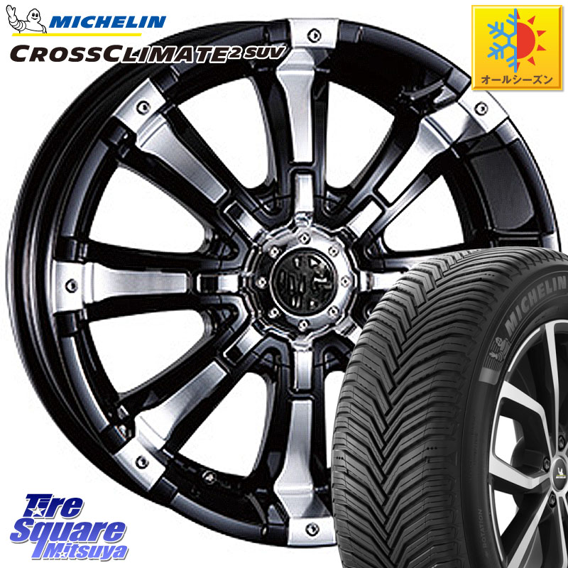 ミシュラン CROSSCLIMATE2 SUV クロスクライメイト2 SUV オールシーズンタイヤ 112H 正規 265/65R17 CRIMSON クリムソン BEAST ビースト ホイール 17インチ 17 X 8.0J(US) +25 6穴 139.7