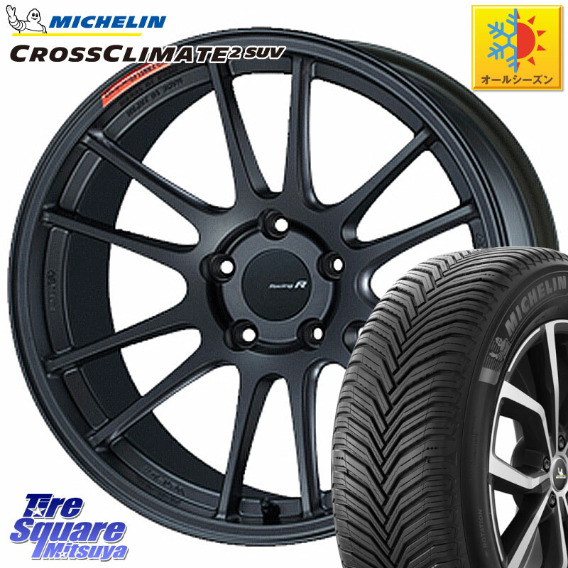 ミシュラン CROSSCLIMATE2 SUV クロスクライメイト2 SUV オールシーズンタイヤ 110V XL 正規 235/65R18 ENKEI エンケイ Racing Revolution GTC01RR ホイール 18 X 8.5J +35 5穴 114.3