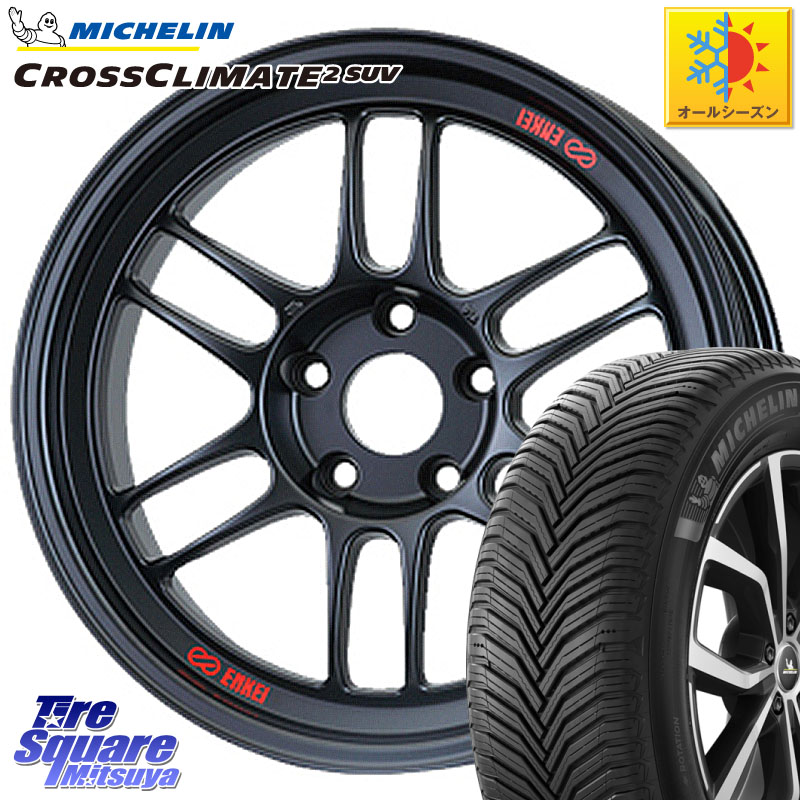 ミシュラン CROSSCLIMATE2 SUV クロスクライメイト2 SUV オールシーズンタイヤ 110V XL 正規 235/65R18 ENKEI エンケイ Racing RPF1 ホイール 18 X 8.5J +30 5穴 114.3