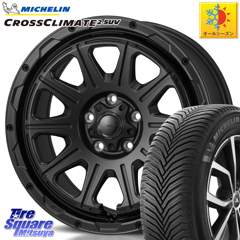 ミシュラン CROSSCLIMATE2 SUV クロスクライメイト2 SUV オールシーズンタイヤ 111H XL 正規 245/65R17MONZA HI-BLOCK REGULES BK 17インチ 17X7.5J 41 5穴 114.3｜タイヤスクエアミツヤ