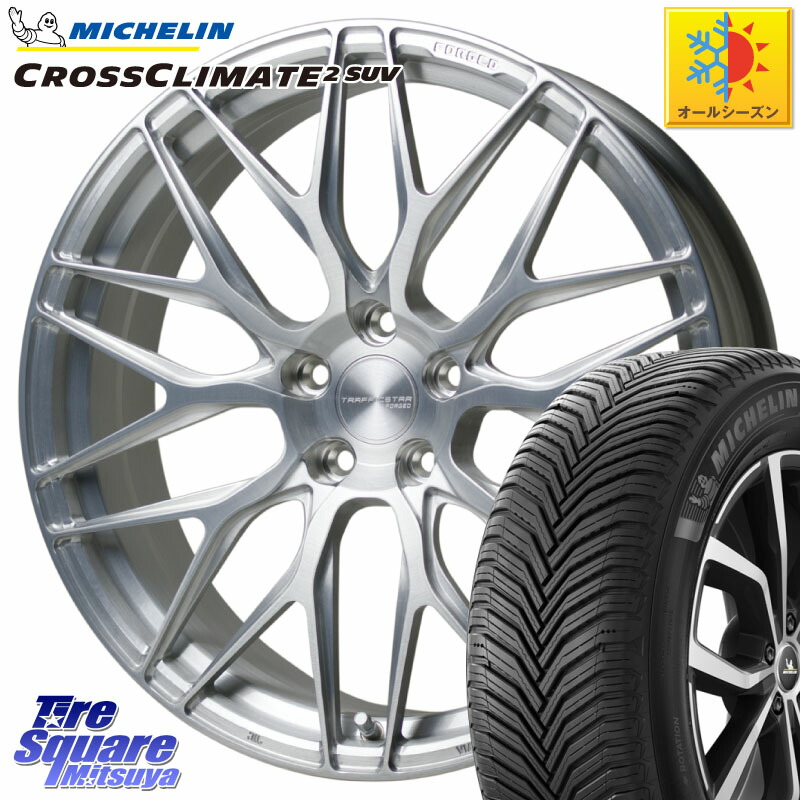 ミシュラン CROSSCLIMATE2 SUV クロスクライメイト2 SUV オールシーズンタイヤ 101H XL VOL 正規 255/40R20 HotStuff TSF-01 BRS トラフィックスターフォージド 20インチ 20 X 8.5J +38 5穴 114.3