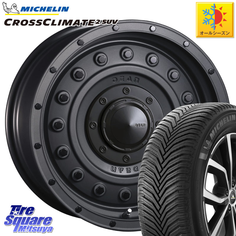 ミシュラン CROSSCLIMATE2 SUV クロスクライメイト2 SUV オールシーズンタイヤ 112H 正規 265/65R17 CRIMSON ディーン コロラド 17インチ 17 X 8.0J +20 6穴 139.7 GUN125ハイラックスHILUX 150系ランドクルーザープラド トライトンGSR