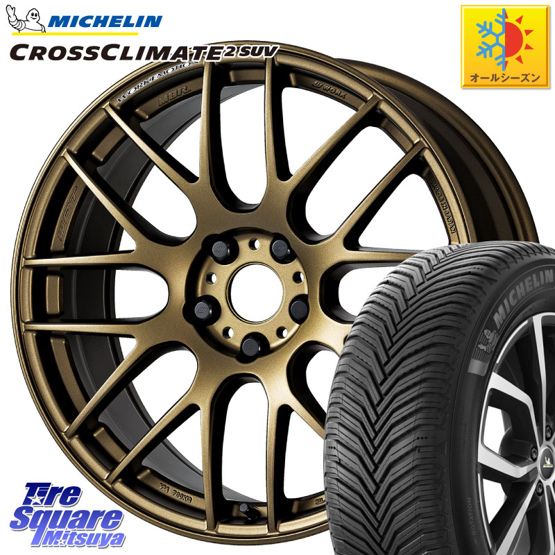 ミシュラン CROSSCLIMATE2 SUV クロスクライメイト2 SUV オールシーズンタイヤ 111W XL 正規 255/55R19WORK ワーク EMOTION エモーション M8R 19インチ 19X8.5J 38 5穴 114.3 RX レクサス|タイヤスクエアミツヤ
