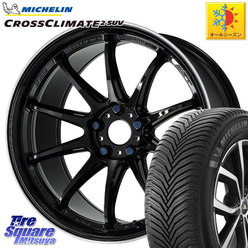 ミシュラン CROSSCLIMATE2 SUV クロスクライメイト2 SUV オールシーズンタイヤ 107V XL 正規 235/60R18WORK ワーク EMOTION エモーション ZR10 18インチ 18X8.5J 32 5穴 114.3 アウトランダーPHEV デリカD:5 D5 カスタムサイズ｜タイヤスクエアミツヤ