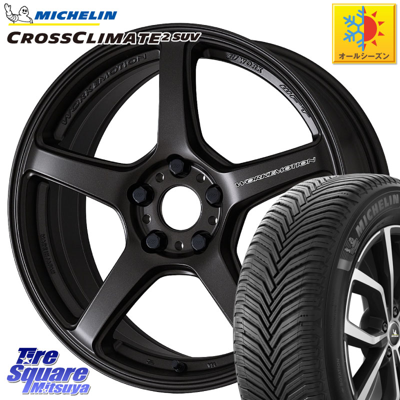 ミシュラン CROSSCLIMATE2 SUV クロスクライメイト2 SUV オールシーズンタイヤ 107Y XL 正規 255/50R19WORK ワーク EMOTION エモーション T5R 19インチ 19X8.5J 35 5穴 114.3 アウトランダーPHEV｜タイヤスクエアミツヤ