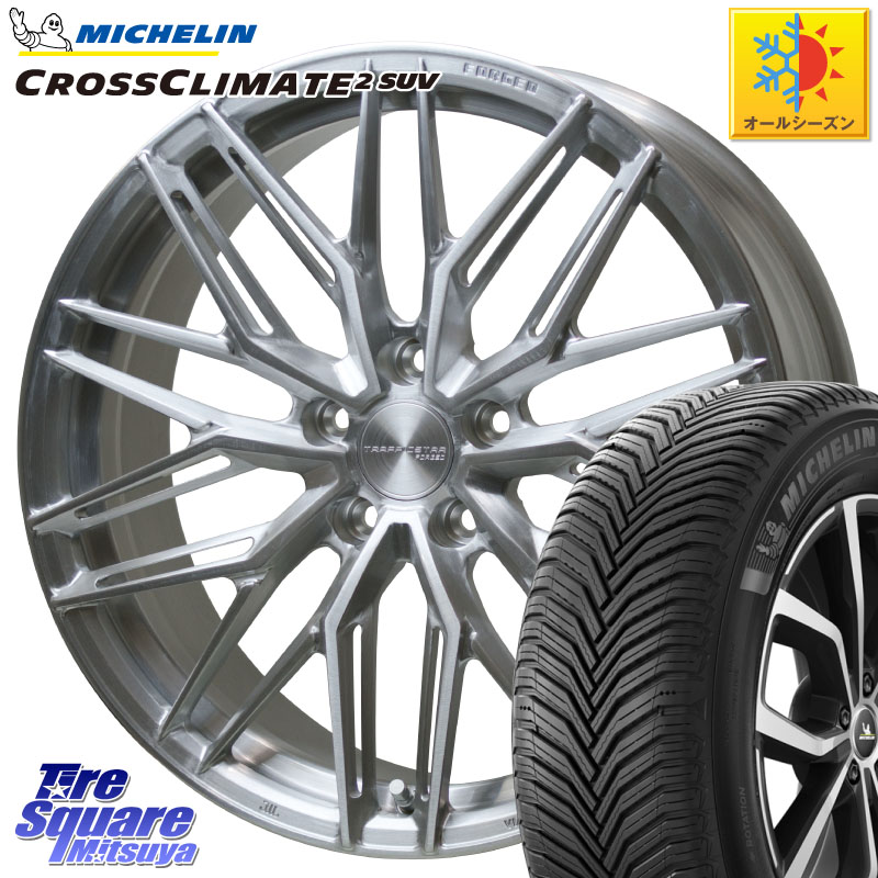 ミシュラン CROSSCLIMATE2 SUV クロスクライメイト2 SUV オールシーズンタイヤ 101H XL VOL 正規 255/40R20 HotStuff TSF-03 BRS トラフィックスターフォージド 20インチ 20 X 8.5J +38 5穴 114.3