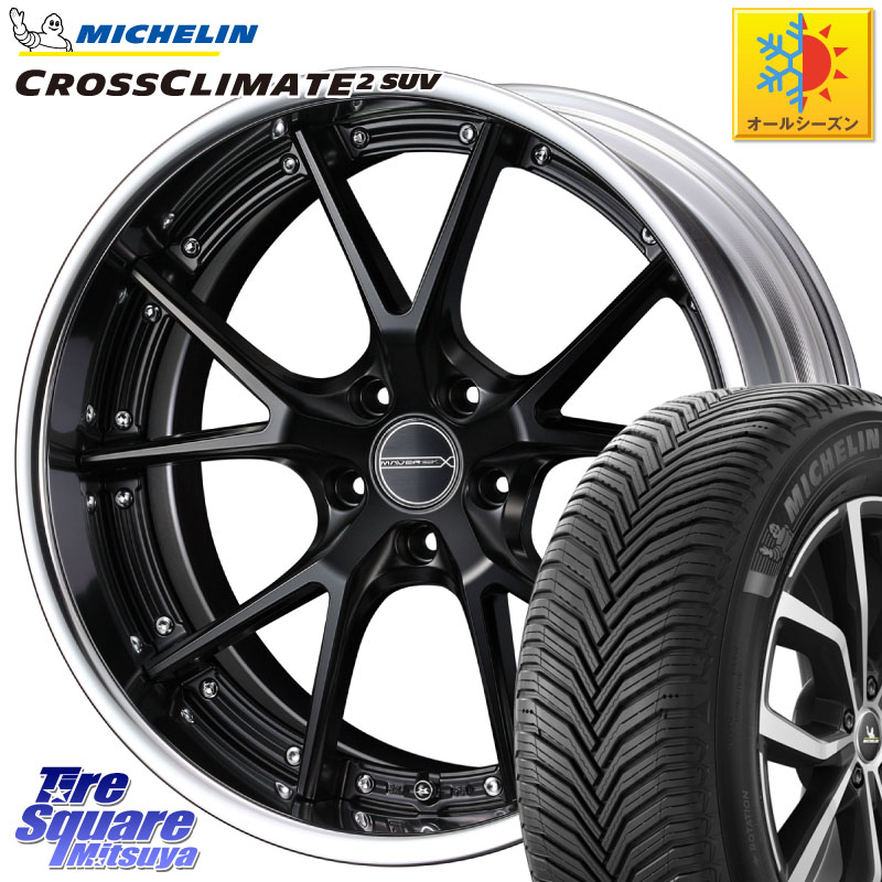 ミシュラン CROSSCLIMATE2 SUV クロスクライメイト2 SUV オールシーズンタイヤ 110V XL 正規 235/65R18 WEDS MAVERICK 905S S-LoDisk 18インチ 2ピース 18 X 7.5J +32 5穴 114.3