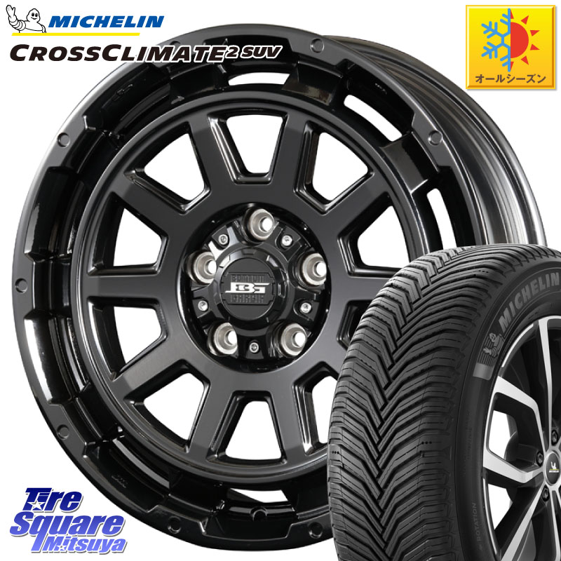 ミシュラン CROSSCLIMATE2 SUV クロスクライメイト2 SUV オールシーズンタイヤ 111H XL 正規 245/65R17 KOSEI ボトムガルシア ディグレ ホイール 17 X 7.0J +40 5穴 114.3