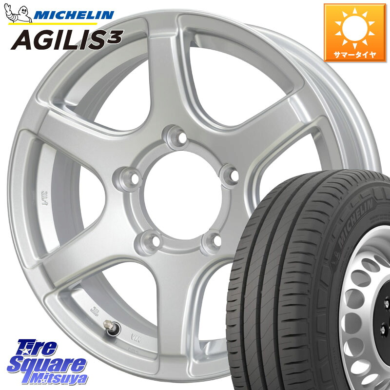 HotStuff BISON BN-04 BN04 バイソン ホイール 16インチ 16 X 5.5J +22 5穴 139.7 ミシュラン アジリス3 AGILIS3 正規品 サマータイヤ 109/107 215/65R16 109*107 ジムニー専用(要オーバーフェンダー等)
