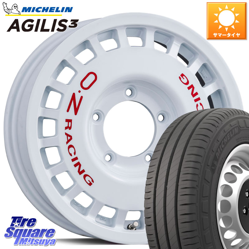 OZ Rally Racing 4x4 ラリーレーシング ジムニー用 ホイール 16インチ 16 X 5.5J +20 5穴 139.7 ミシュラン アジリス3 AGILIS3 正規品 サマータイヤ 109/107 215/65R16 109*107 ジムニー専用(要オーバーフェンダー等)