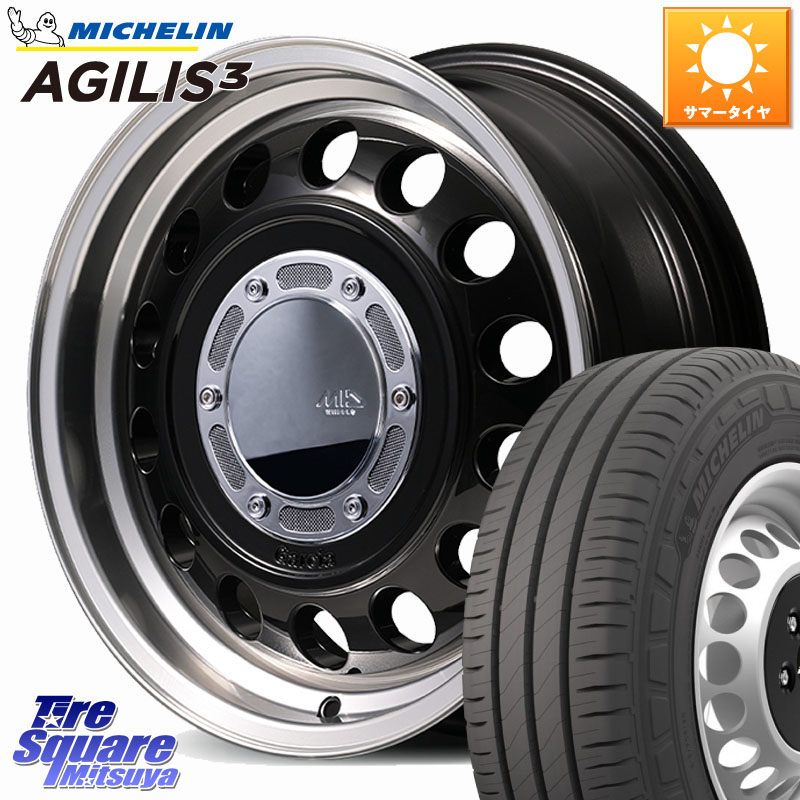 ミシュラン アジリス3 AGILIS3 正規品 サマータイヤ 165/80R14 97*95MANARAY MID GARCIA CISCO Type2 ホイール 14インチ 14X5.0J(JWL-T) 42 4穴 100 ファミリアバン プロボックス サクシード｜タイヤスクエアミツヤ