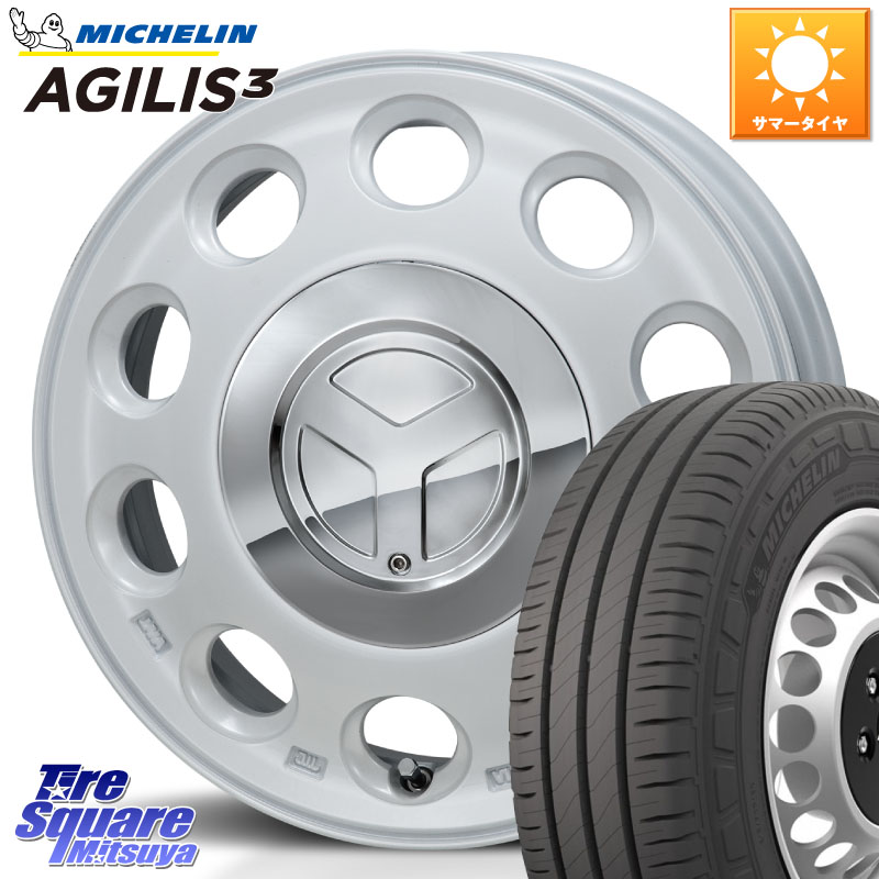 ミシュラン アジリス3 AGILIS3 正規品 サマータイヤ 165/80R14 97*95MONZA PIEDINO ピエディーノ 14インチ 14X4.5J 45 4穴 100 ハイゼットアゲトラCustom車用※軽自動車専用ホイール※｜タイヤスクエアミツヤ