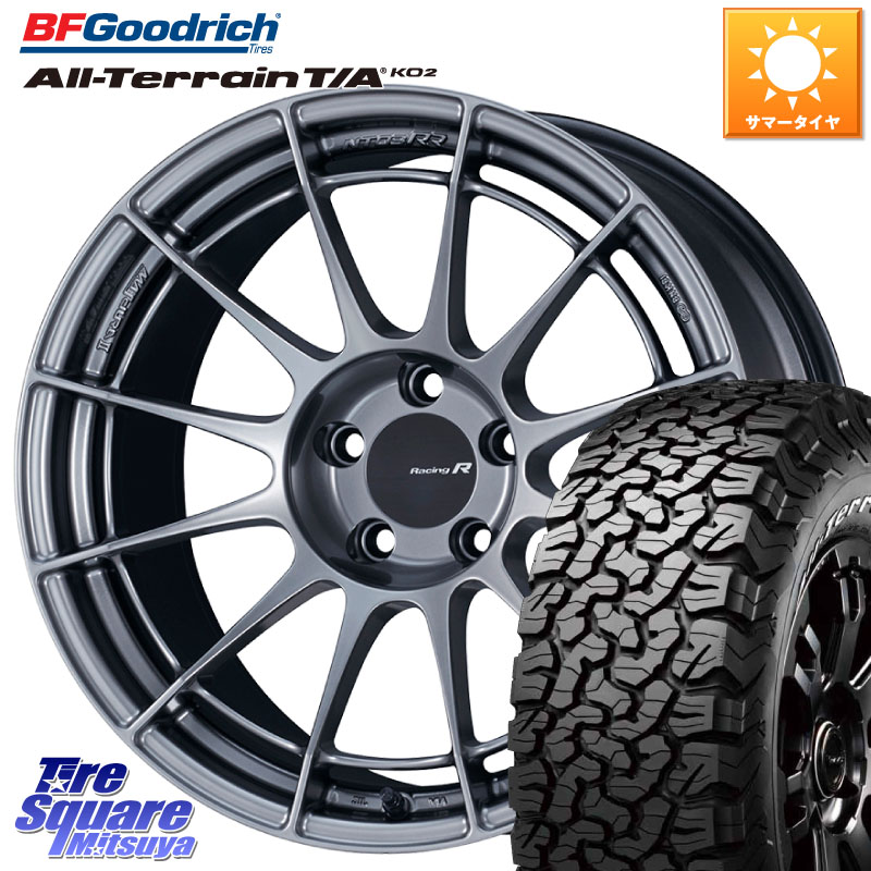 ENKEI エンケイ Racing Revolution NT03RR ホイール 17 X 7.5J +35 5穴 114.3 BF Goodrich オールテレーン TA KO2 T/A グッドリッチ ホワイトレター 245/65R17