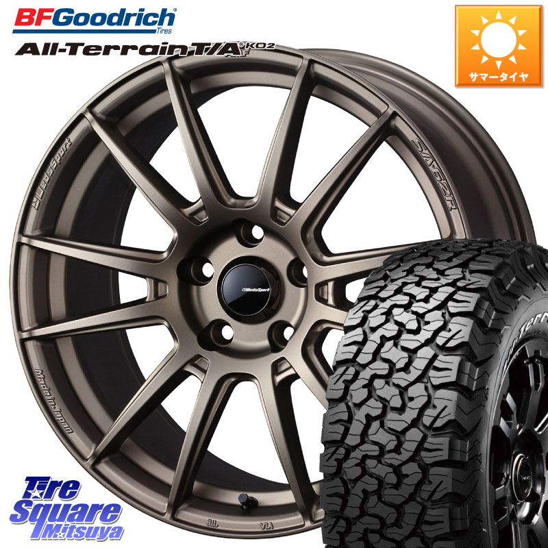 WEDS WedsSport SA-62R ホイール 17インチ 17 X 7.0J +40 5穴 114.3 BF Goodrich オールテレーン TA KO2 T/A グッドリッチ ホワイトレター 245/65R17