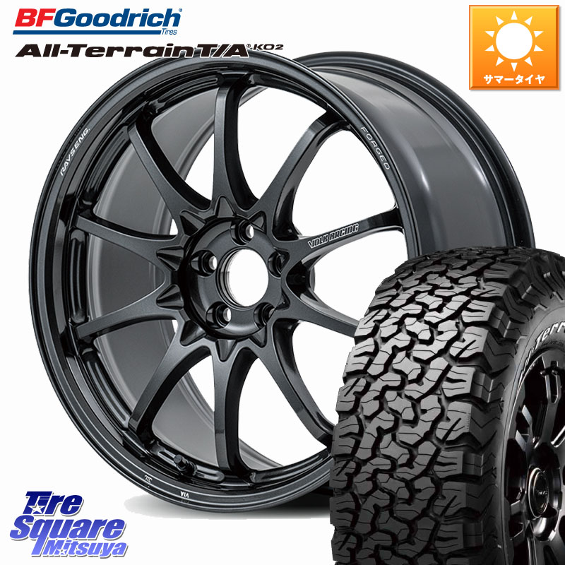 RAYS 【欠品次回10~11月】 CE28N-plus VOLK RACING 鍛造 ホイール 17インチ 17 X 8.0J +38 5穴 114.3 BF Goodrich オールテレーン TA KO2 T/A グッドリッチ ホワイトレター 245/65R17