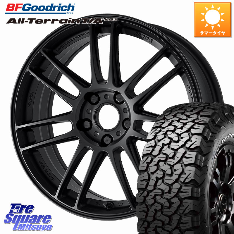 WORK EMOTION ZR7 ホイール 17インチ 17 X 7.0J +38 5穴 114.3 BF Goodrich オールテレーン TA KO2 T/A グッドリッチ ホワイトレター 245/65R17