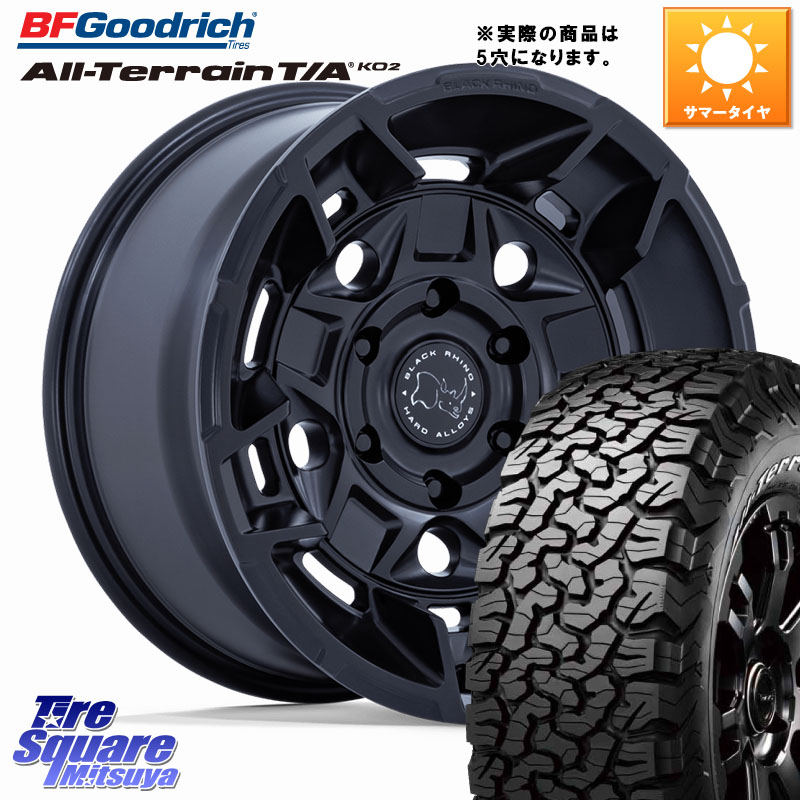 BLACK RHINO GUARD ガード ホイール 17インチ ブラックライノ◇参考画像 17 X 8.5J +35 5穴 114.3 BF Goodrich オールテレーン TA KO2 T/A グッドリッチ ホワイトレター 245/65R17