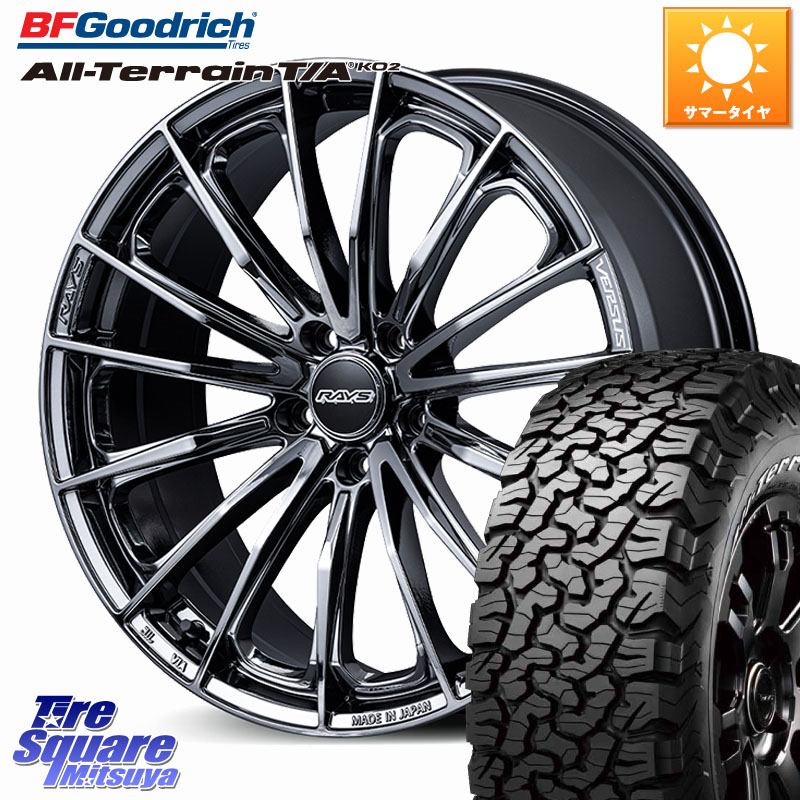 RAYS VERSUS VOUGE SE ホイール 17インチ 17 X 7.0J +40 5穴 114.3 BF Goodrich オールテレーン TA KO2 T/A グッドリッチ ホワイトレター 245/65R17