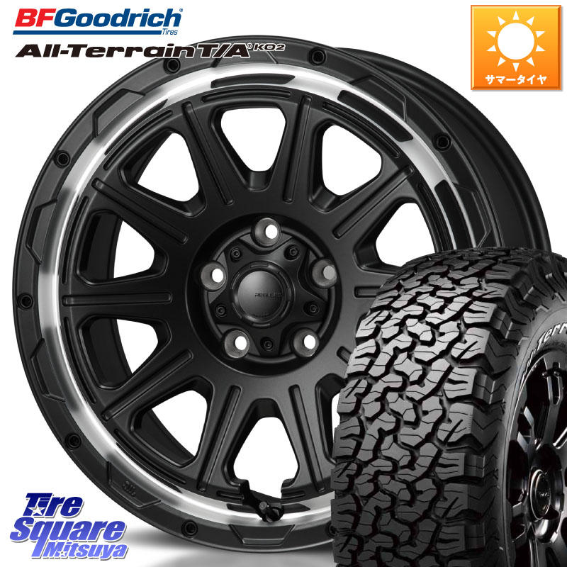 BF Goodrich オールテレーン TA KO2 T/A グッドリッチ ホワイトレター 225/70R17MONZA HI-BLOCK REGULES 17インチ 17X7.5J 41 5穴 114.3 デリカD:5 D5 カスタムサイズ｜タイヤスクエアミツヤ