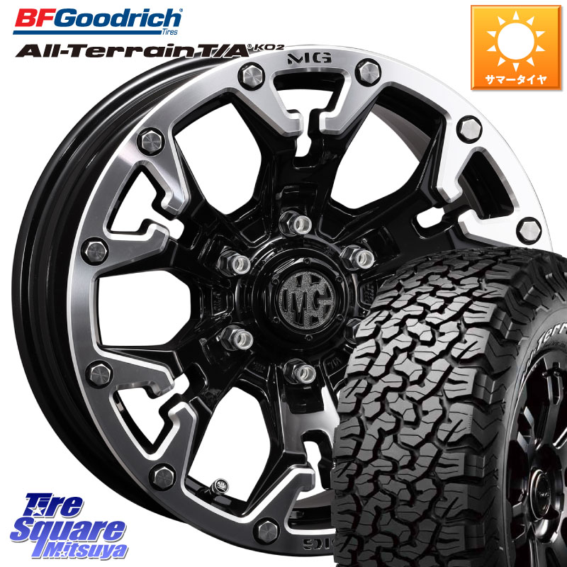 CRIMSON クリムソン GOLEM ゴーレム 17インチ 17 X 7.0J +32 5穴 114.3 BF Goodrich オールテレーン TA KO2 T/A グッドリッチ ホワイトレター 245/65R17