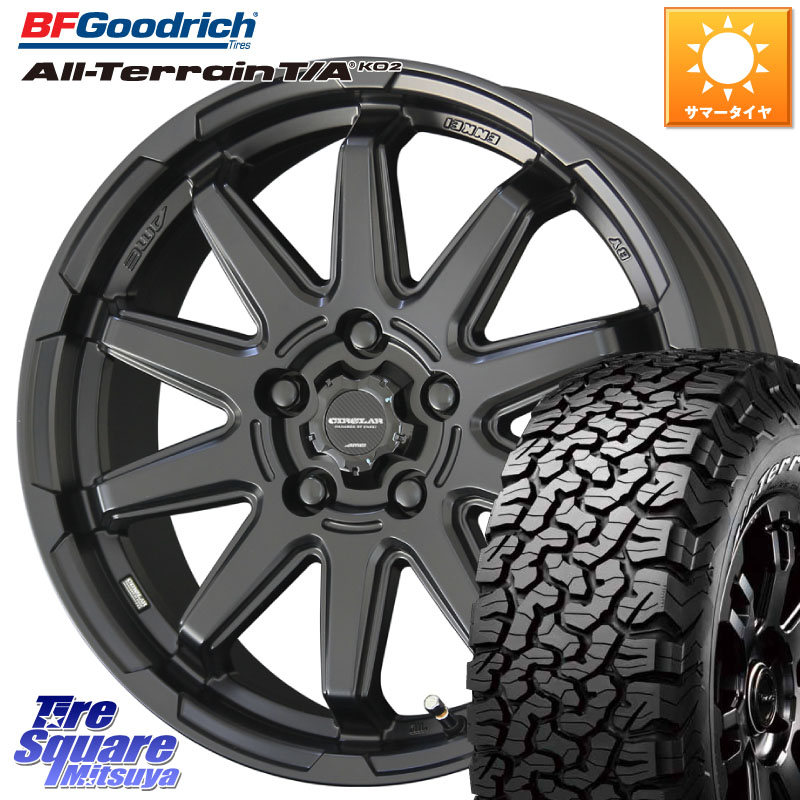 KYOHO キョウホウ CIRCLAR サーキュラー C10S 17インチ 17 X 7.0J +38 5穴 114.3 BF Goodrich オールテレーン TA KO2 T/A グッドリッチ ホワイトレター 225/70R17