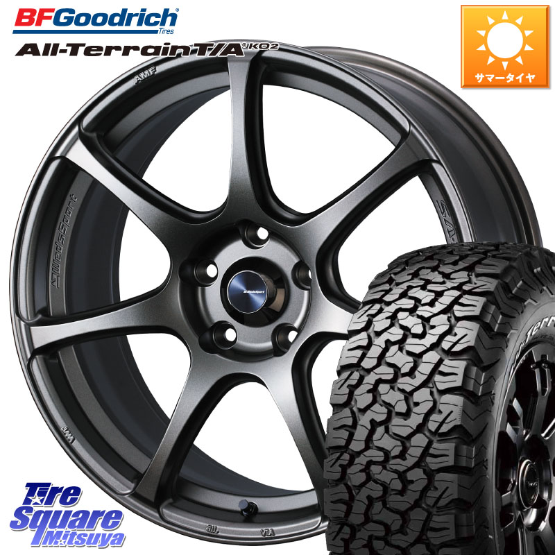 BF Goodrich オールテレーン TA KO2 T/A グッドリッチ ホワイトレター 225/70R17WEDS WedsSport SA-75R SA75R ウェッズ スポーツ ホイール 17インチ 17X7.0J 40 5穴 114.3 デリカD:5 D5 カスタムサイズ｜タイヤスクエアミツヤ