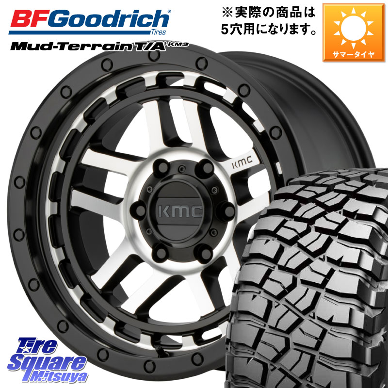 KMC KM540 RECON 18インチ ホイール 18 X 8.5J +18 5穴 127 BF Goodrich KM3 TA グッドリッチ マッドテレーン Mud-Terrain T/A 285/65R18 クライスラー ジープ ラングラー JK系 クライスラー ジープ ラングラー JL系