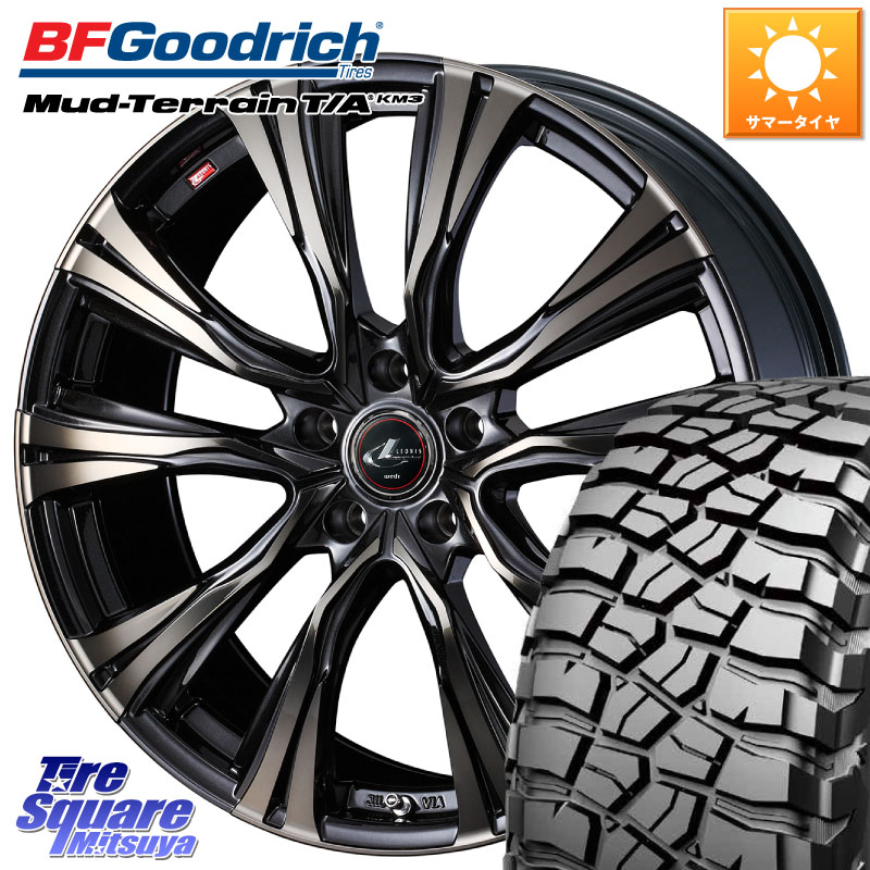 WEDS 41230 LEONIS VR ウェッズ レオニス ホイール 16インチ 16 X 6.5J +40 5穴 114.3 BF Goodrich KM3 TA グッドリッチ マッドテレーン Mud-Terrain T/A 245/70R16