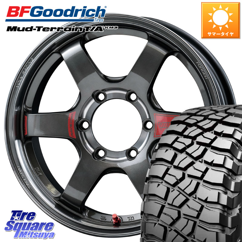 BF Goodrich KM3 TA グッドリッチ マッドテレーン Mud-Terrain T/A 275/65R18RAYS 【欠品次回3~4月】 VOLK RACING TE37SB SL ボルクレーシング ホイール 18インチ 18X8.0J(M14) 38 6穴 139.7 ランドクルーザー 300 ランドクルーザー 250｜タイヤスクエアミツヤ