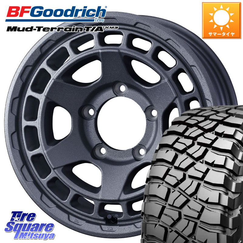 WEDS MUDVANCE X TYPE S ホイール 16インチ マッドヴァンス 16 X 5.5J +22 5穴 139.7 BF Goodrich KM3 TA グッドリッチ マッドテレーン Mud-Terrain T/A 225/75R16 ジムニー専用(要リフトアップ・オーバーフェンダー等) 109,305円
