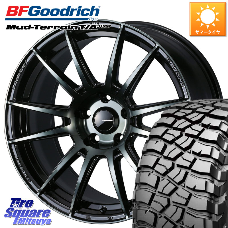 WEDS WedsSport SA-62R ホイール 17インチ 17 X 7.0J +40 5穴 114.3 BF Goodrich KM3 TA グッドリッチ マッドテレーン Mud-Terrain T/A 245/65R17