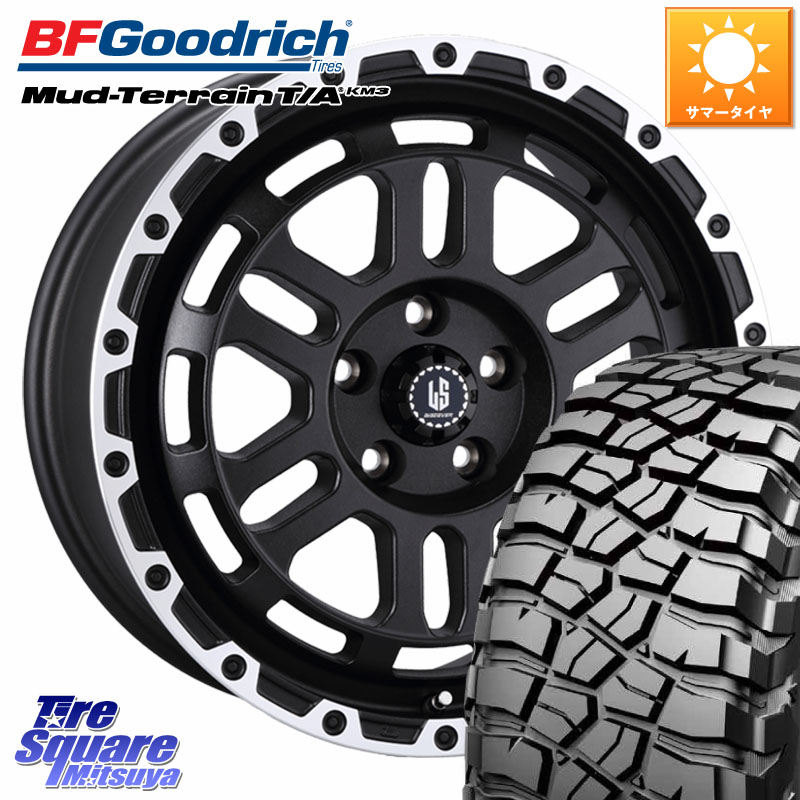 BF Goodrich KM3 TA グッドリッチ マッドテレーン Mud-Terrain T/A 275/65R18阿部商会 LA STRADA DISCOVER ホイール 18インチ 18X8.0J 40 5穴 127 クライスラー ジープ ラングラー JK系 クライスラー ジープ ラングラー JL系|タイヤスクエアミツヤ