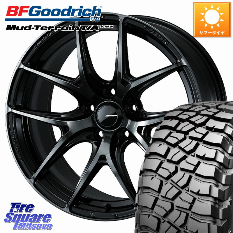 WEDS WedsSport SA-01R ホイール 17インチ ウェッズ スポーツ 17 X 7.0J +40 5穴 114.3 BF Goodrich KM3 TA グッドリッチ マッドテレーン Mud-Terrain T/A 245/65R17