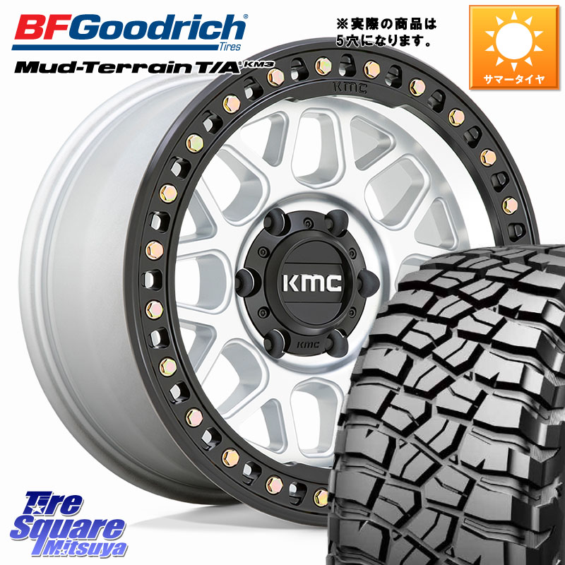 KMC KM549 GRS ホイール 17インチ 17 X 8.5J +0 5穴 127 BF Goodrich KM3 TA グッドリッチ マッドテレーン Mud-Terrain T/A 37X/13.50R17 クライスラー ジープ ラングラー JK系 クライスラー ジープ ラングラー JL系