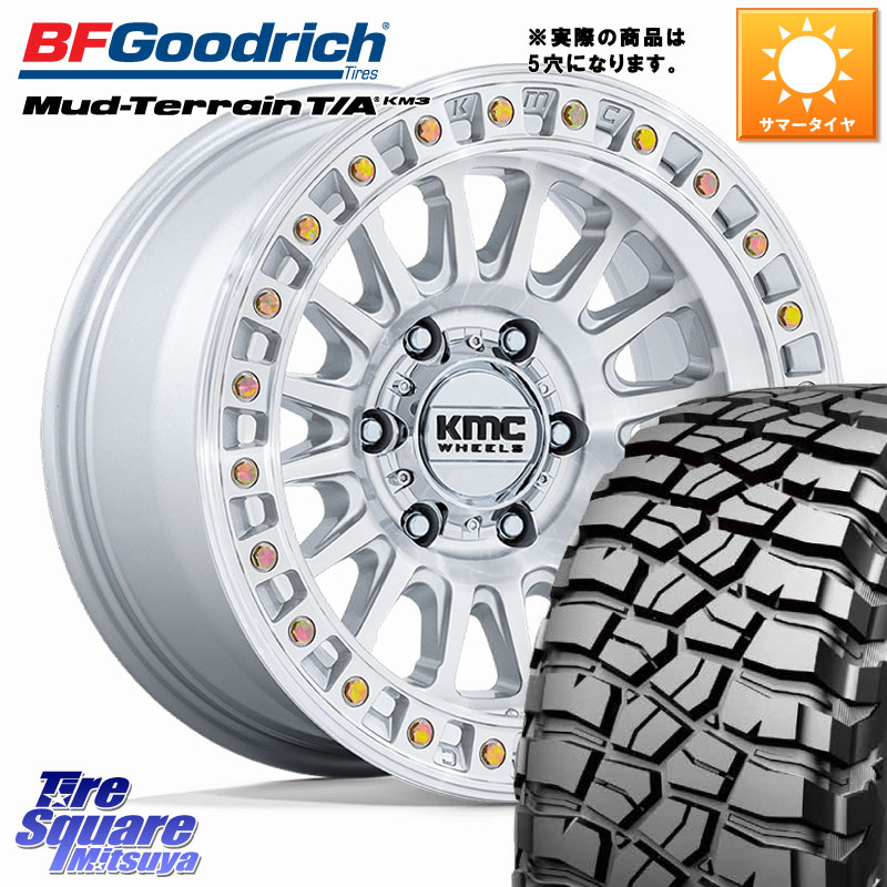 KMC KM552 IMS ※インセット-10 ホイール 17インチ◇参考画像 17 X 8.5J +0 5穴 127 BF Goodrich KM3 TA グッドリッチ マッドテレーン Mud-Terrain T/A 37X12.5R17 37X/12.50R17 クライスラー ジープ ラングラー JK系 クライスラー ジープ ラングラー JL系