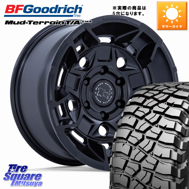BLACK RHINO GUARD ガード ホイール 17インチ ブラックライノ◇参考画像 17 X 8.5J +35 5穴 127 BF Goodrich KM3 TA グッドリッチ マッドテレーン Mud-Terrain T/A 265/70R17 クライスラー ジープ ラングラー JK系 クライスラー ジープ ラングラー JL系