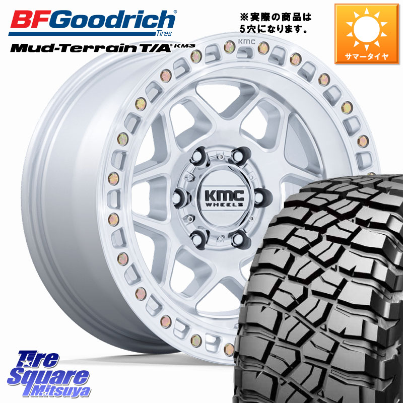 KMC KM553 TORX ホイール 17インチ◇参考画像 17 X 8.5J +25 5穴 127 BF Goodrich KM3 TA グッドリッチ マッドテレーン Mud-Terrain T/A 35X12.5R17 35X/12.50R17 クライスラー ジープ ラングラー JK系 クライスラー ジープ ラングラー JL系