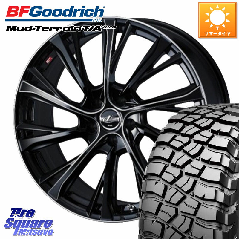 BF Goodrich KM3 TA グッドリッチ マッドテレーン Mud-Terrain T/A 225/75R16WEDS LEONIS JG レオニスJG ホイール 16インチ 16X6.5J 40 5穴 114.3 RAV4 50系 デリカD:5 D5 カスタムサイズ CX-5 CX5 MAZDA|タイヤスクエアミツヤ