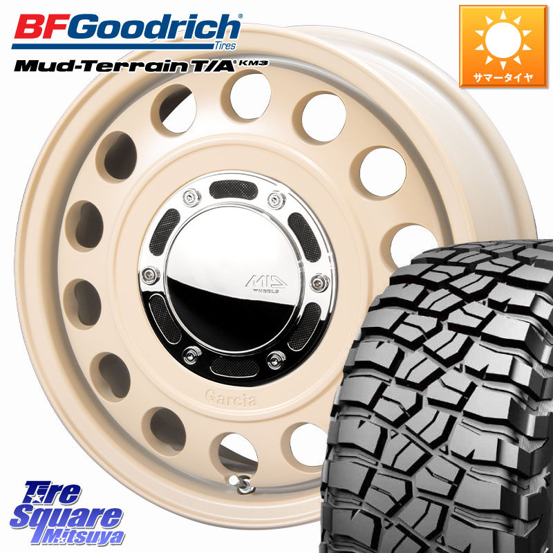 MANARAY MID GARCIA CISCO Type2 サンドベージュ 在庫● 16インチ ガルシア シスコ 16 X 6.5J +40 5穴 114.3 BF Goodrich KM3 TA グッドリッチ マッドテレーン Mud-Terrain T/A 245/70R16