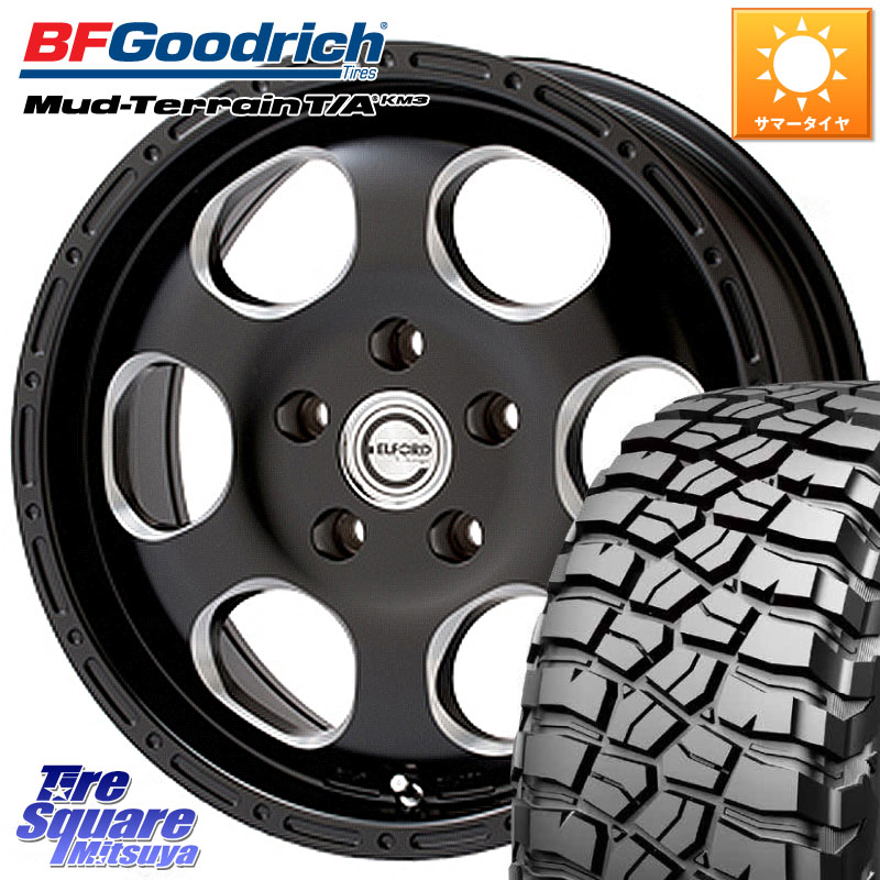 MEIWA Blood Stock One Piece ホイール 17インチ 17 X 8.0J +35 5穴 127 BF Goodrich KM3 TA グッドリッチ マッドテレーン Mud-Terrain T/A 255/75R17 クライスラー ジープ ラングラー JK系 クライスラー ジープ ラングラー JL系 171,405円
