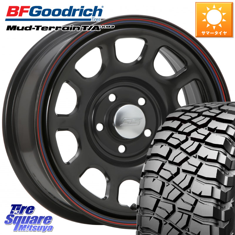 MLJ デイトナ SS DAYTONA RAV4不可 ホイール 16インチ 16 X 7.0J +35 5穴 114.3 BF Goodrich KM3 TA グッドリッチ マッドテレーン Mud-Terrain T/A 245/70R16