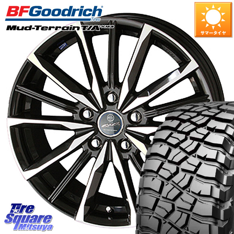 KYOHO SMACK スマック ヴァルキリー ホイール 16インチ 16 X 6.5J +38 5穴 114.3 BF Goodrich KM3 TA グッドリッチ マッドテレーン Mud-Terrain T/A 245/70R16