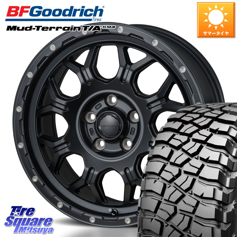 BF Goodrich KM3 TA グッドリッチ マッドテレーン Mud-Terrain T/A 225/75R16MONZA HI-BLOCK JERRARD モンツァ ハイブロック ジェラード ホイール 16インチ 16X7.0J 35 5穴 114.3 RAV4 50系 デリカD:5 D5 カスタムサイズ｜タイヤスクエアミツヤ