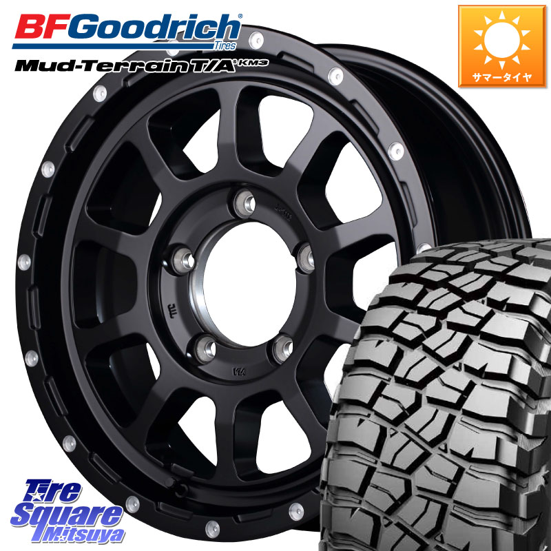 BF Goodrich KM3 TA グッドリッチ マッドテレーン Mud-Terrain T/A 225/75R16MANARAY MID ナイトロパワー M10 PERSHING J 16インチ 16X5.5J 20 5穴 139.7 ジムニー専用(要リフトアップ/オーバーフェンダー等) AZオフロード カスタムサイズ｜タイヤスクエアミツヤ