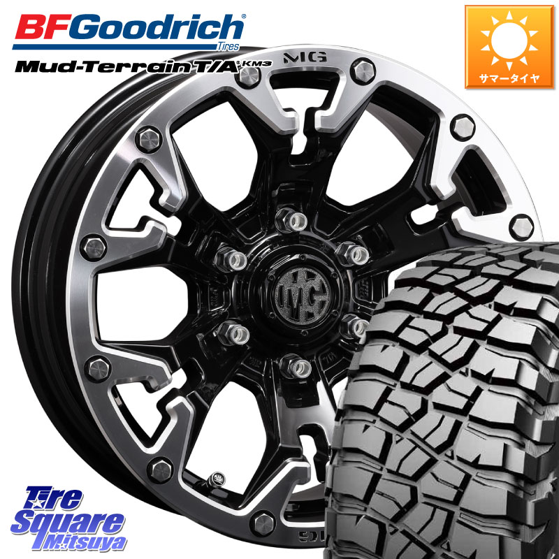 CRIMSON クリムソン GOLEM ゴーレム 16インチ ◇参考画像 16 X 7.0J +35 5穴 114.3 BF Goodrich KM3 TA グッドリッチ マッドテレーン Mud-Terrain T/A 245/70R16