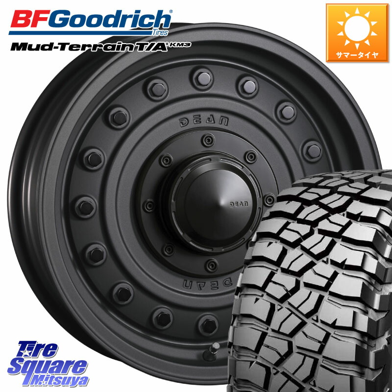 BF Goodrich KM3 TA グッドリッチ マッドテレーン Mud-Terrain T/A 255/70R16CRIMSON ディーン コロラド 16インチ 16X7.0J 37 5穴 114.3 RAV4 50系 カスタム｜タイヤスクエアミツヤ